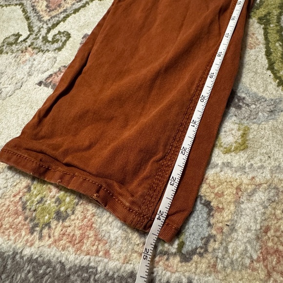 Time and Tru Women's Rust Straight Leg Pants - Picture 4 of 7